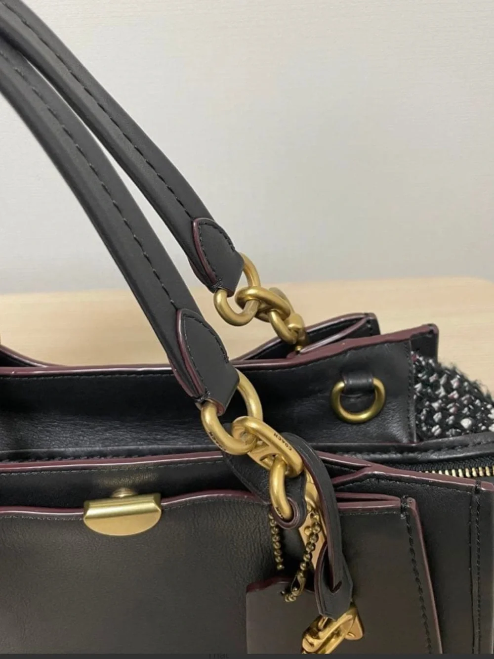 Coach smooth leather